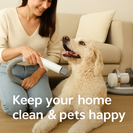 Quiet Dog Clipper — Groom Master Pro Pet Grooming Vacuum System