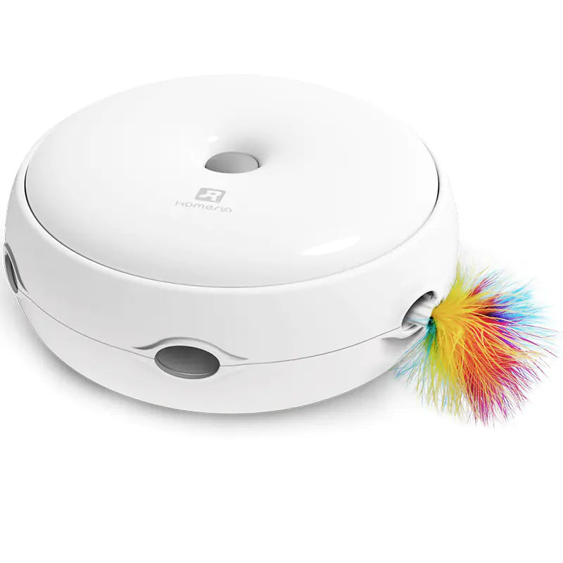 Smart Cat Toy — Automatic Mouse Chaser with Feather & Light