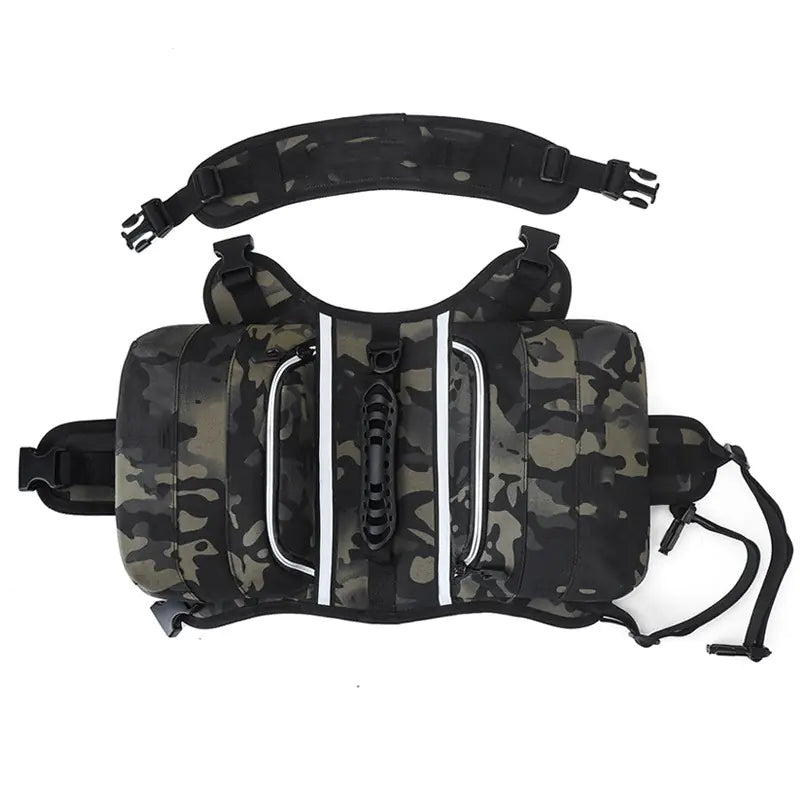 Large Outdoor Dog Backpack — Travel Hiking Carrier for Pets