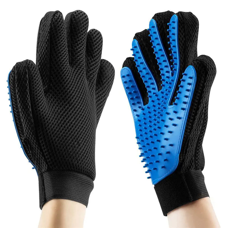 Gentle Grooming Glove – De-Shedding Brush for Pets
