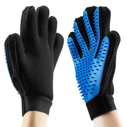 Gentle Grooming Glove – De-Shedding Brush for Pets