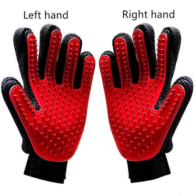 Gentle Grooming Glove – De-Shedding Brush for Pets