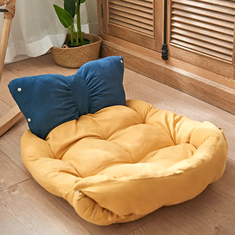 Four Seasons Pet Bed Mat — Soft Washable Cushion for Cats & Dogs