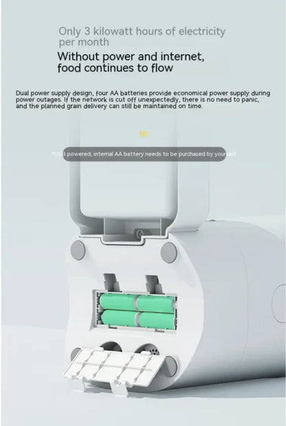 Smart WiFi Pet Feeder – Automatic 6L Food Dispenser for Pets