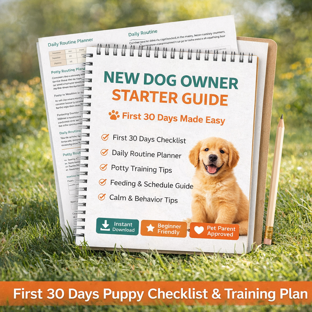 New Dog Owner Guide – First 30 Days Puppy Checklist & Training Plan