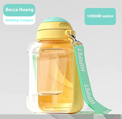 2-in-1 Portable Pet Water and Food Bottle