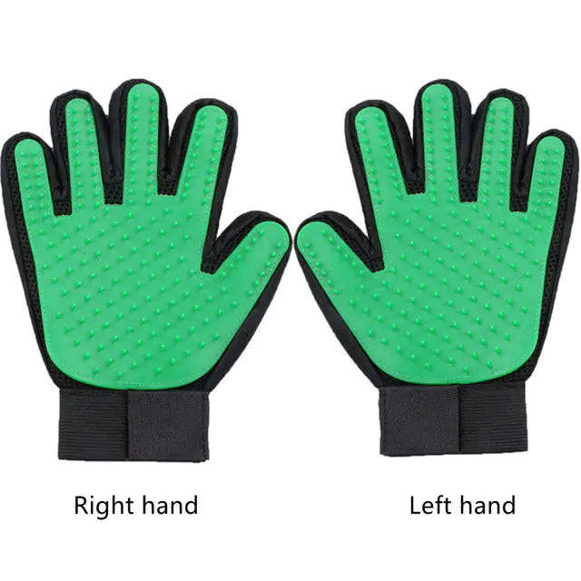 Gentle Grooming Glove – De-Shedding Brush for Pets