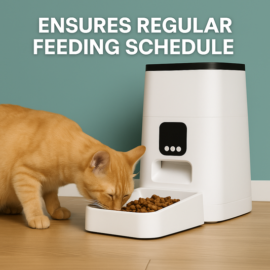 Pet Feeding Station with Automatic Timer — No App Needed