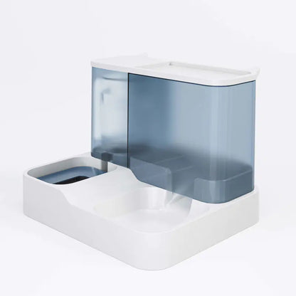 Automatic Cat Feeder & Water Dispenser — Dual Pet Food Station