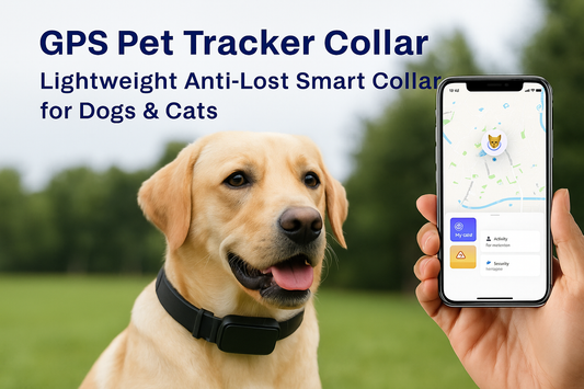 Anti-Lost Pet Tracker Collar — GPS Smart Locator for Dogs & Cats